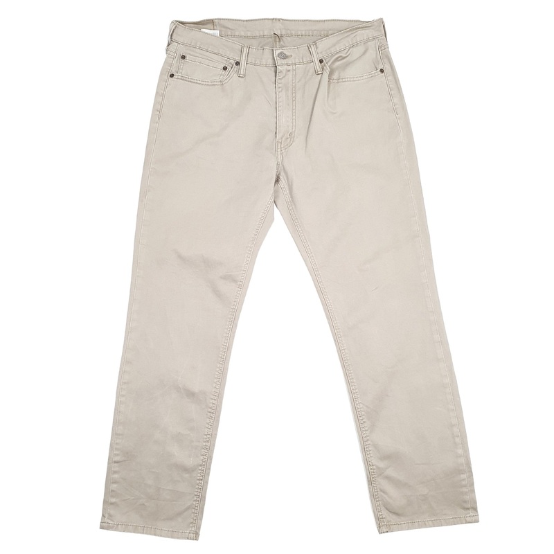 Mens Levis 541 Tapered Beige Chino Trousers W36 L30