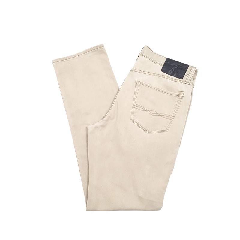 Mens Levis Denizen Athletic Slim Beige Chino Trousers W32 L32