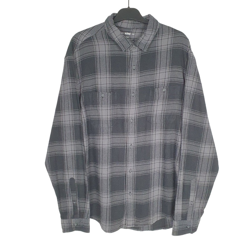 Urban Pipeline Shacket Overshirt Flannel Long Sleeve Regular Fit Check Shirt