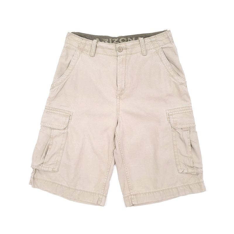 Arizona Jeans Combat Beige Cargo Workwear Shorts W32