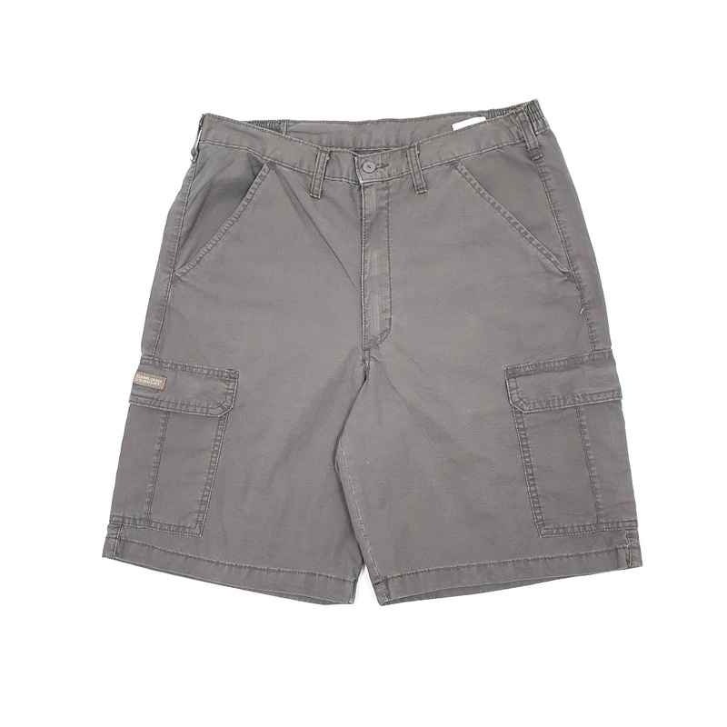Wrangler Timber Creek Grey Cargo Workwear Shorts W34