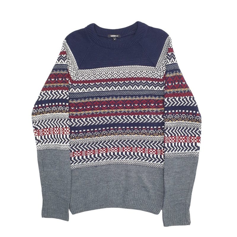 Cargo Quay Crewneck Cotton Blend Sweatshirt Jumper Womens M