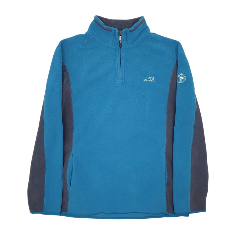 Weird Fish Active Wear Quarter Zip Polyester Fleece Sweatshirt Jumper Mens XXL