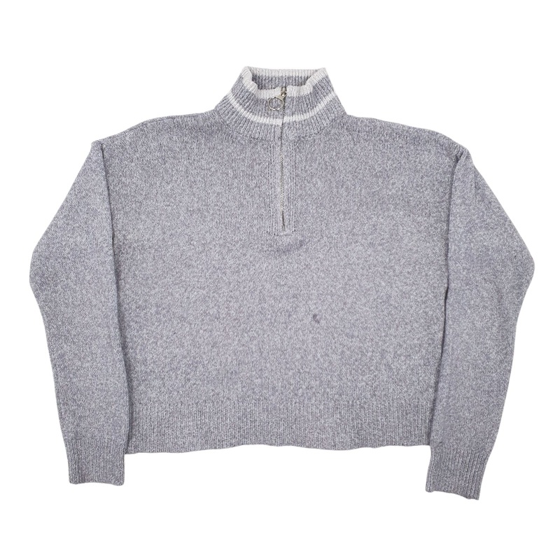 Bluenotes Quarter Zip Polyester Sweatshirt Jumper Womens M