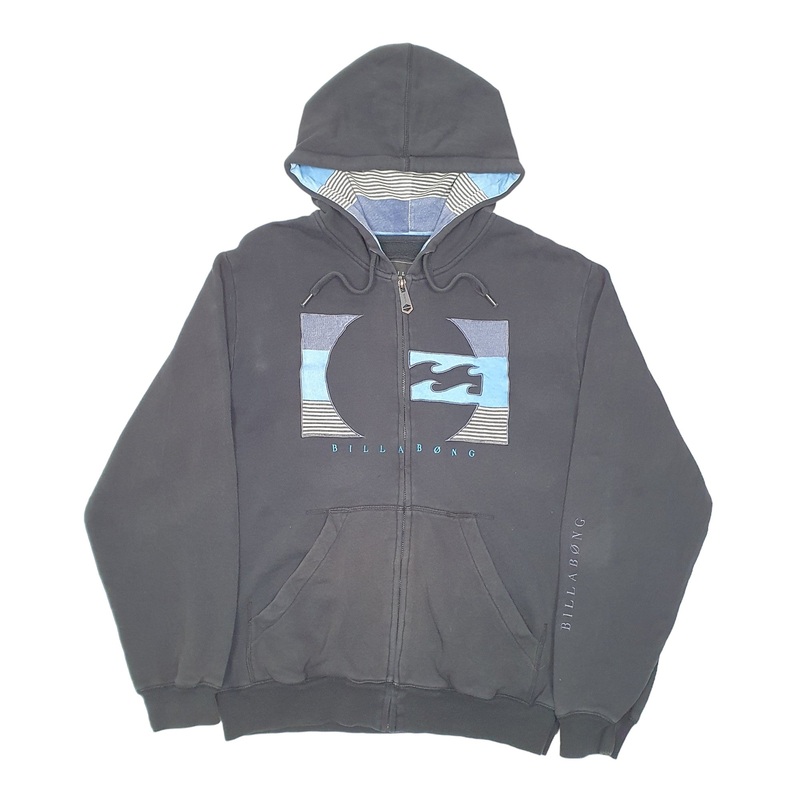 Billabong Full Zip Cotton Sweatshirt Jumper M