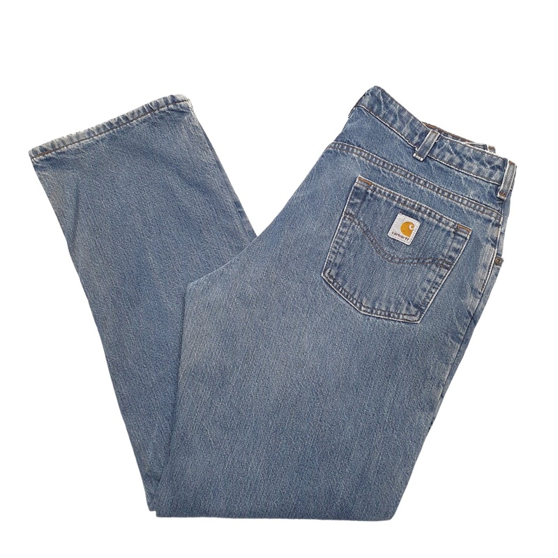 Carhartt Casual Loose Fit WB172 Lined Thermal Winter Jeans UK16