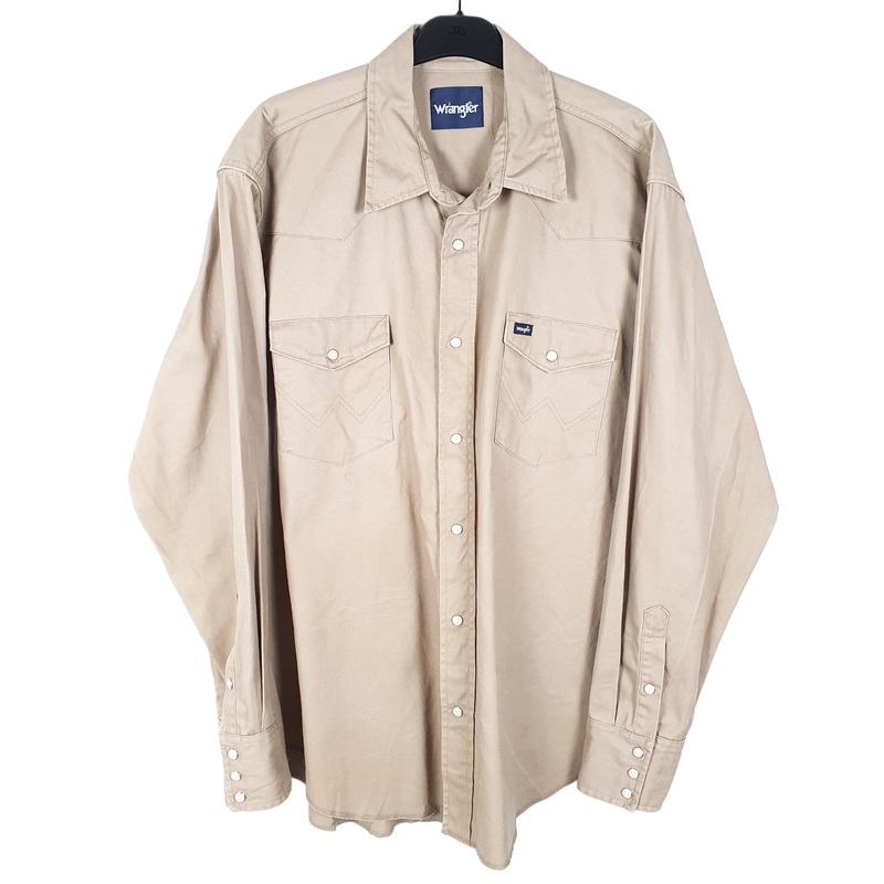 Wrangler Western Long Sleeve Regular Fit Cotton Shirt XL